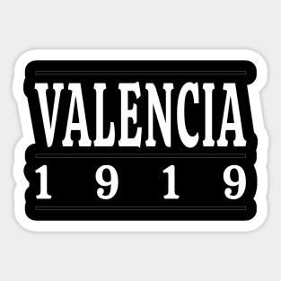 Valencia Classic Sticker